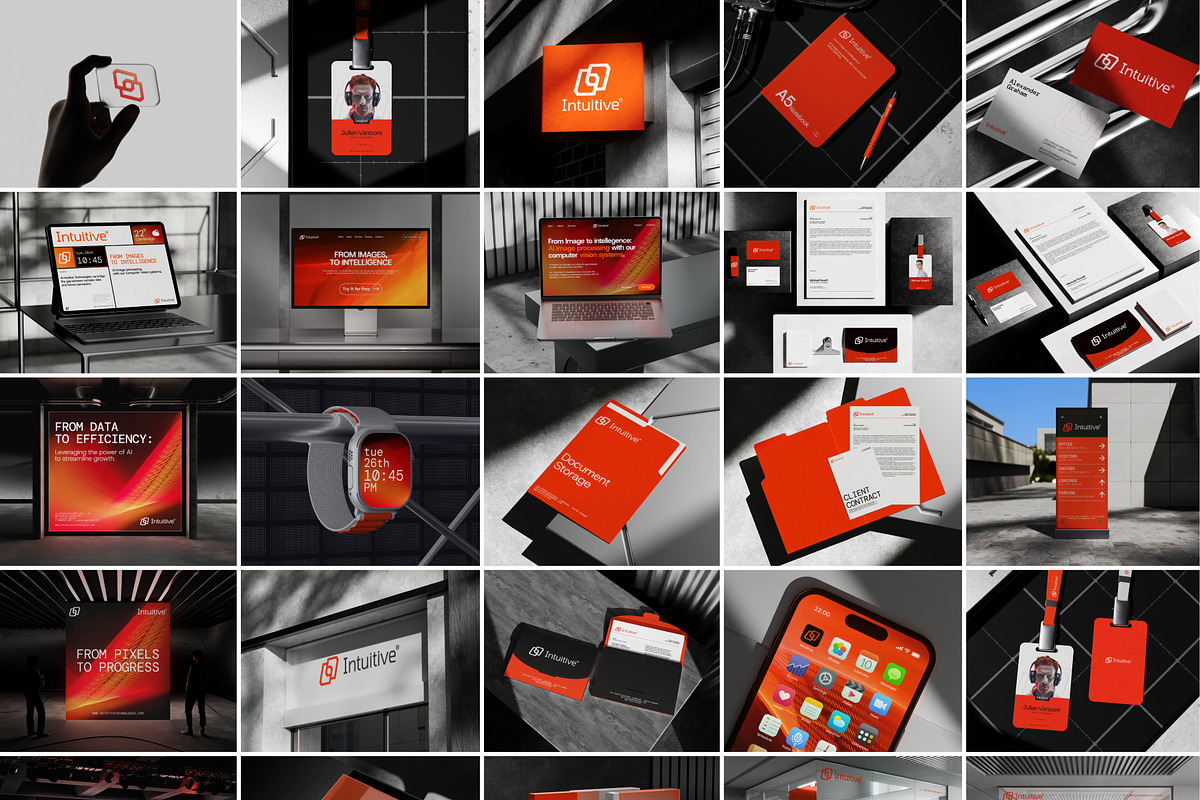 40 Tech & Startup Office Mockups, a Mockup by Vitora Mockup (Photo 2 of 12)