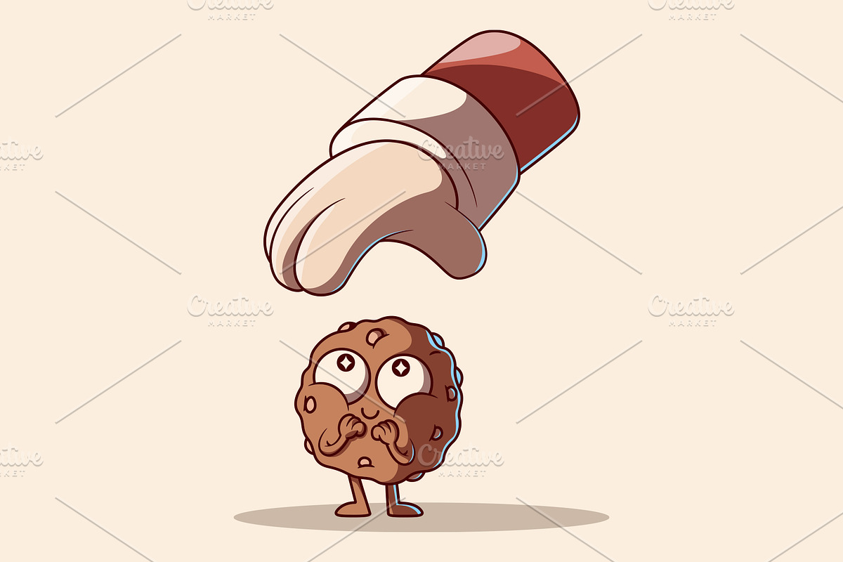 Cookie Santa!, a Food Illustration by pedrors (Photo 1 of 3)