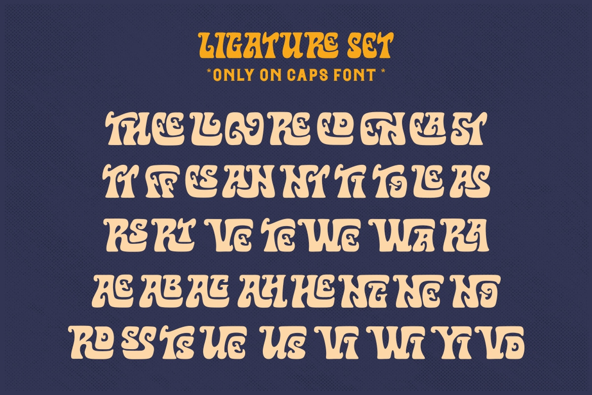 Star Vintage Font, a Sans Serif Font by HansCo Studio (Photo 8 of 8)