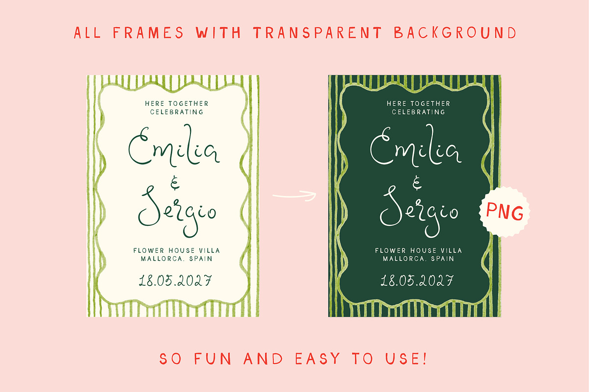 Whimsical Watercolor Frames Bundle, an Object Graphic by Ayya Studio (Photo 11 of 14)