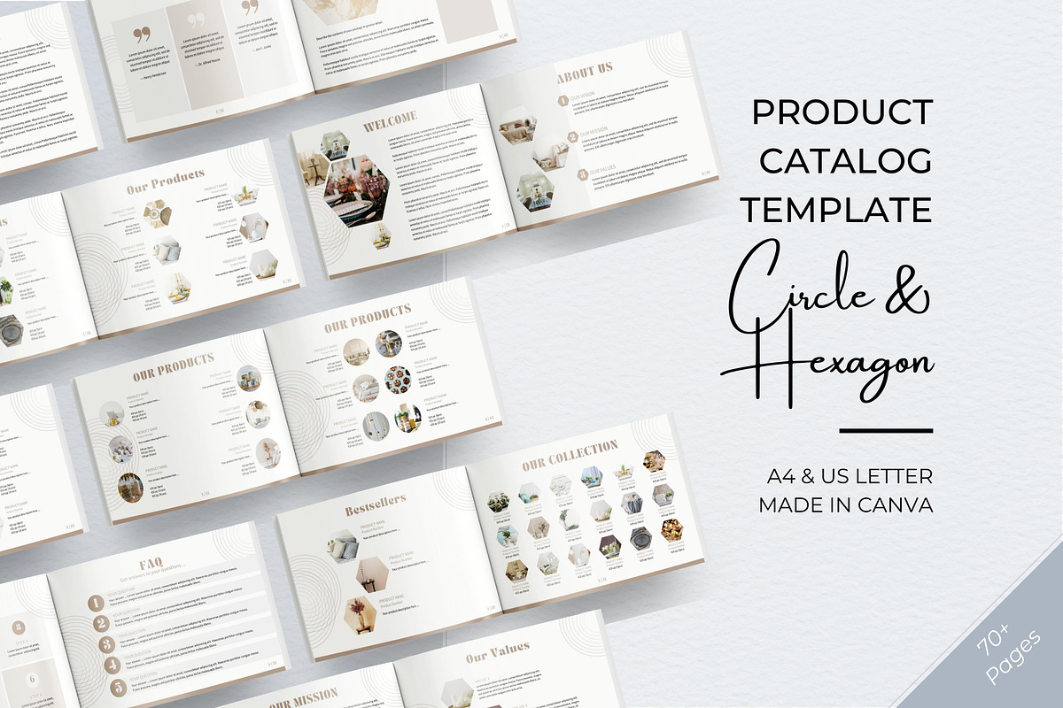 Product Catalog Canva Template, a Magazine Template by B2 Studio (Photo 1 of 12)
