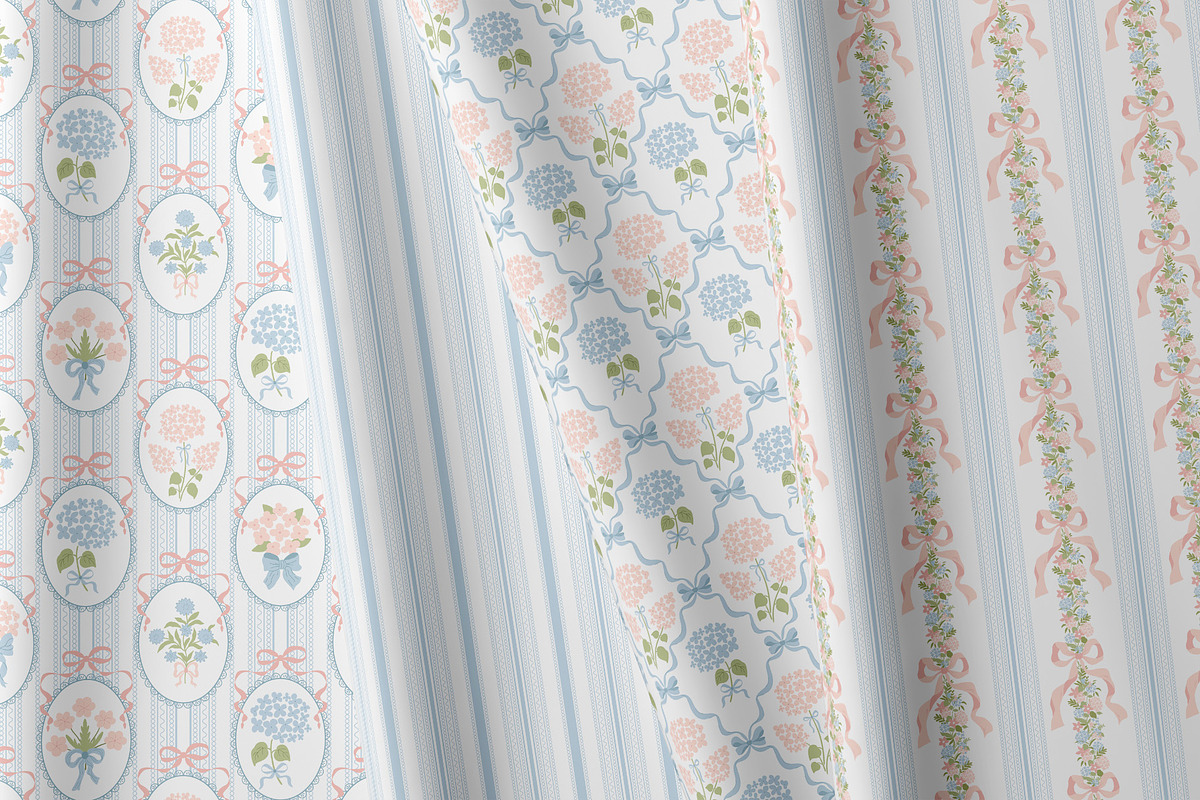 Grandmillennial & Preppy patterns, a Pattern Graphic by Tani Kuzminka (Photo 18 of 26)