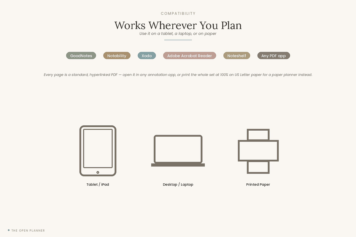 The Open Planner, a Stationery Template by The Clipart House (Photo 6 of 7)