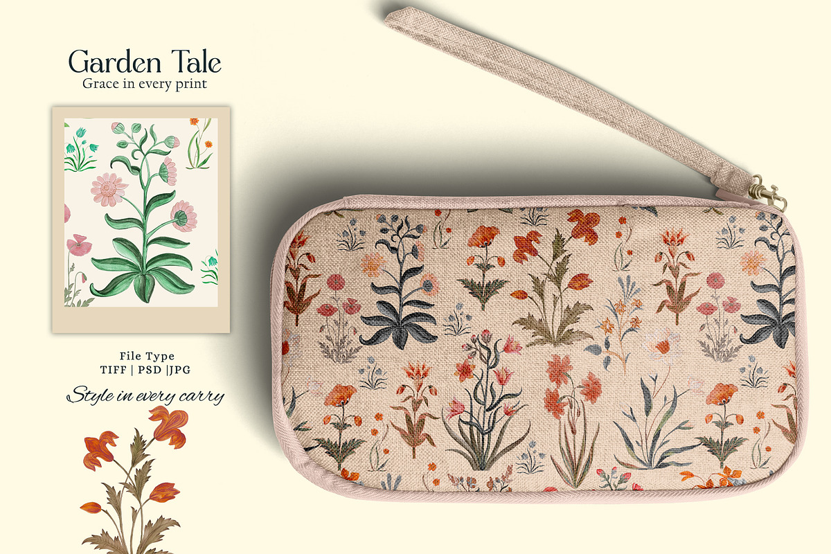 Garden Tale Prints & Patterns, a Pattern Graphic by GND ART STUDIO (Photo 4 of 8)