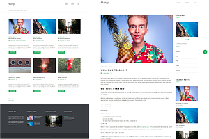 Mango - Blog Ghost Theme