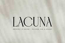 Lacuna Display Font