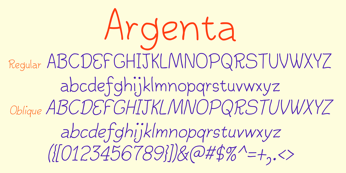Argenta, a Handwritten Font by Ingrimayne Type (Photo 6 of 8)