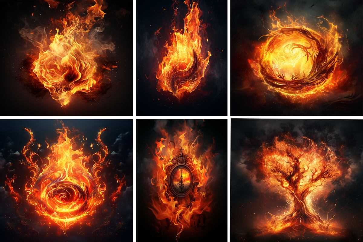 Fire Glitter Art, a Background Graphic by Printable Treasure (Photo 3 of 4)