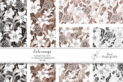Ivory Lilies Pattern & Motifs, a Pattern Graphic by Zeesi Design Garden (Thumbnail 7 of 11)