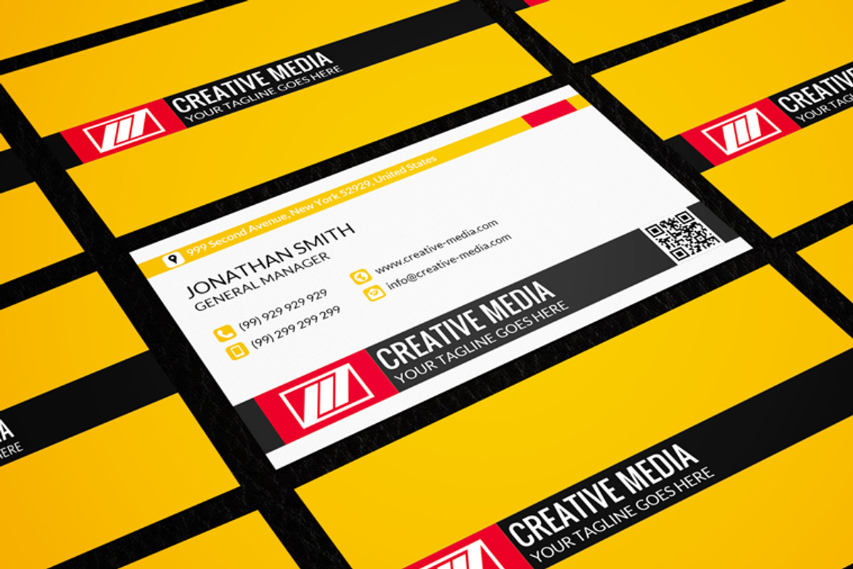 Corporate Business Card CM066, a Business Card Template by annozio (Photo 4 of 4)