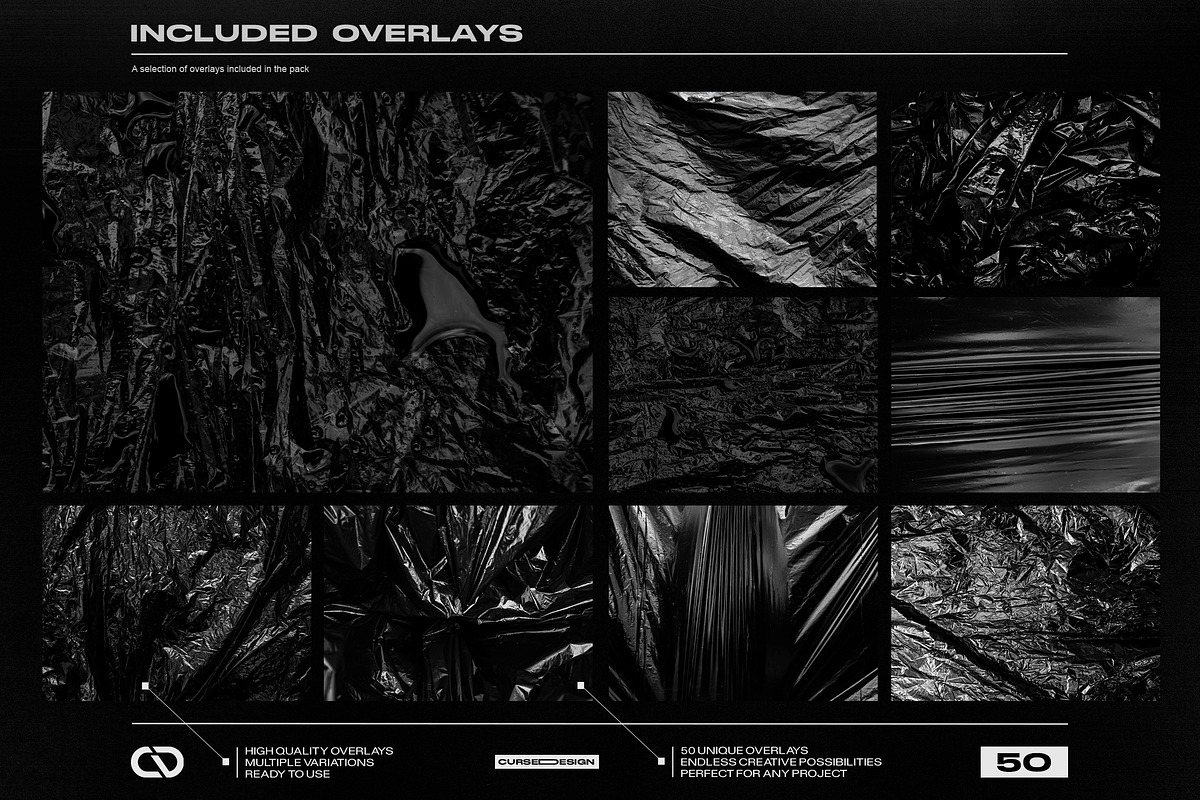 Plastic Overlays Pack, a Texture Graphic by Cursedesign