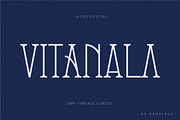 Vitanala | Elegant Serif Font, a Serif Font by Bewalrus Studio (Thumbnail 1 of 7)