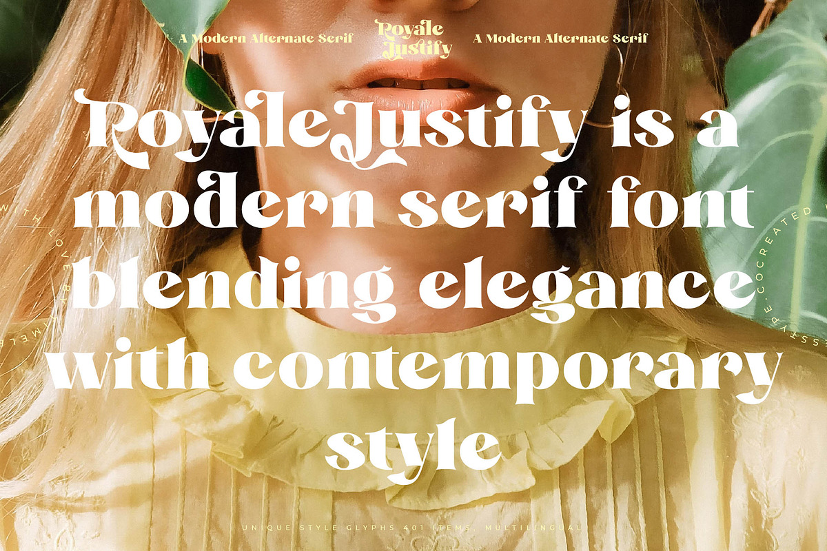 Royale Justify Modern Serif, a Serif Font by timelesstype.co (Photo 5 of 20)