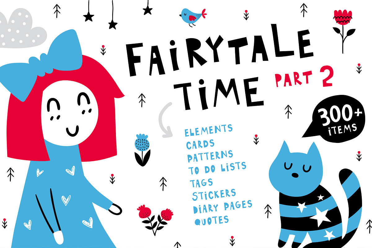 Fairytale Time Clipart Set - Part 2, a Decorative Illustration by Velliniki (Photo 1 of 14)