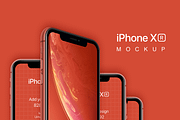 iPhone XS, XR Mockups PSD & Sketch, an iPhone Mockup by Ui Markets (Thumbnail 19 of 27)