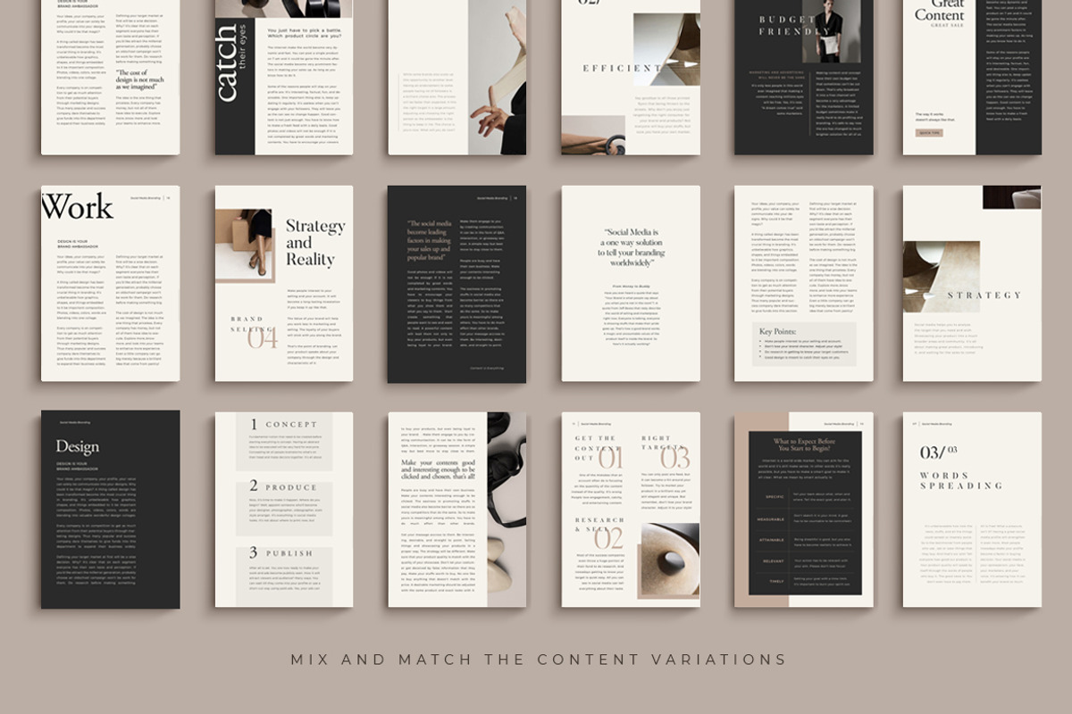 6 in 1 Bundle Coach Creator CANVA PS, a Magazine Template by Eviory (Photo 75 of 106)