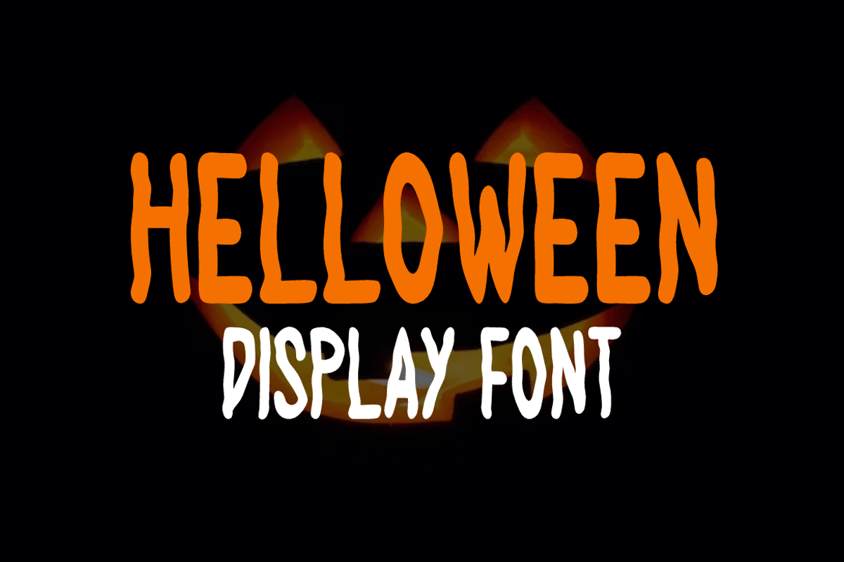 Hellowen Times Font, a Handwritten Font by QR Design Studio (Photo 3 of 6)