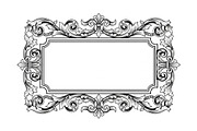 Vintage Rectangle Frame SVG Bundle, an Illustration by Designs_River (Thumbnail 4 of 31)