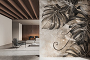 Wallpaper Tropical Monstera Leaves, a Wallpaper Graphic by apollinariia_shop (Thumbnail 7 of 11)