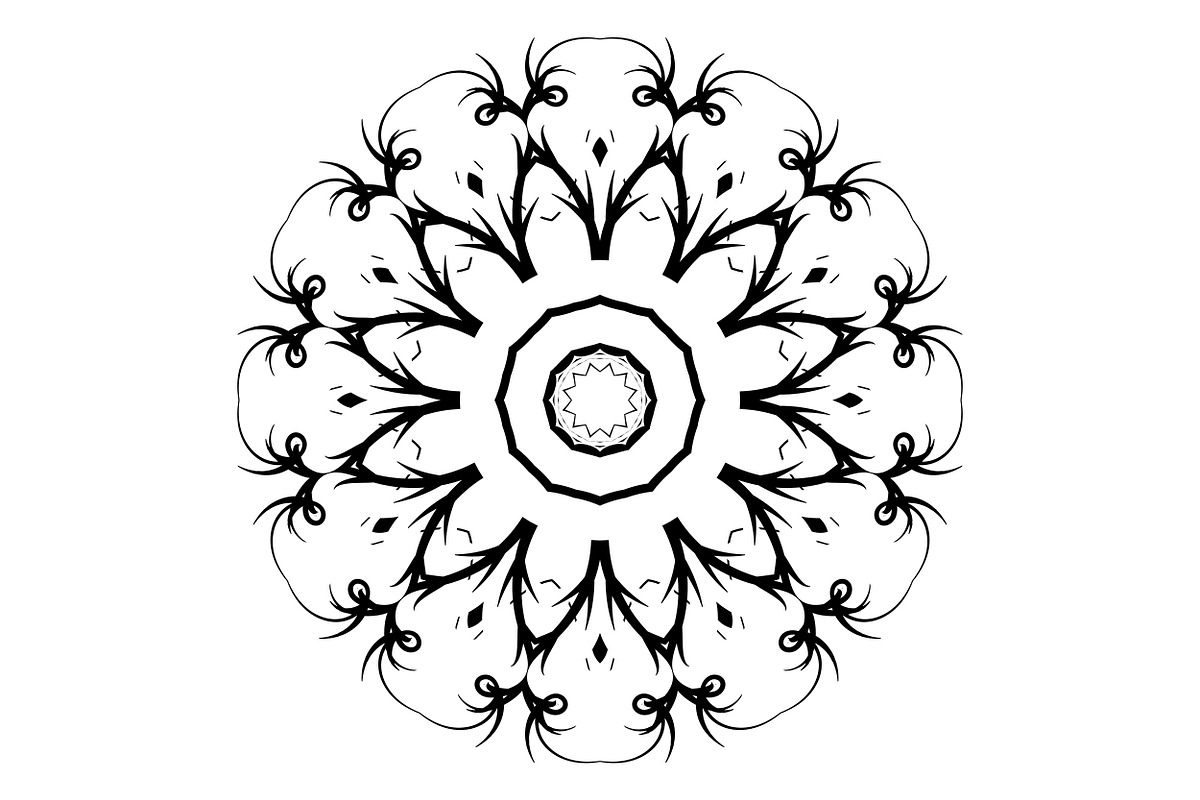 Spiritual Mandala Artwork Bundle, a Decorative Illustration by NJ Himel (Photo 32 of 104)