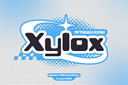 Xylox - Modern Y2K Display Typeface, a Sans Serif Font by Indotype Foundry (Thumbnail 1 of 10)