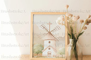 Church Clipart, Christmas Church PNG, a Decorative Illustration by BrushstrokeArtGB (Thumbnail 7 of 9)