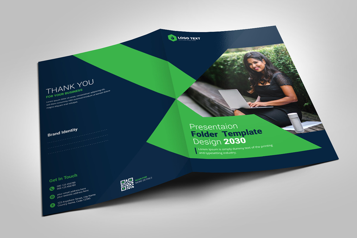 Presentation Folder Template Design, a Poster Template by zahidhossainalif (Photo 3 of 6)