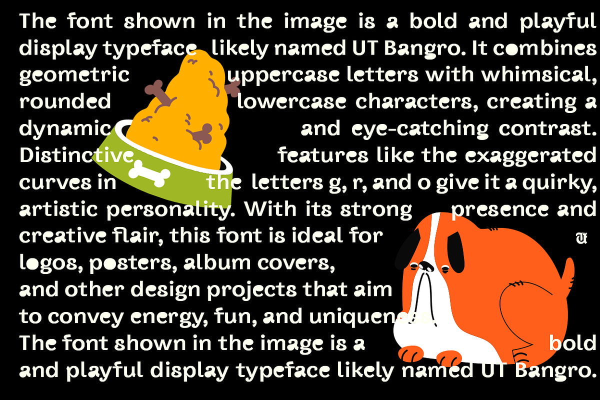 UT Bangro - A Bold Dsiplay Font, a Sans Serif Font by Universitype (Photo 3 of 12)