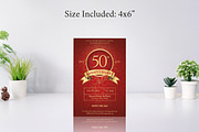 Red Gold Church Anniversary Banquet, a Flyer Template by Four C Graphic (Thumbnail 2 of 10)