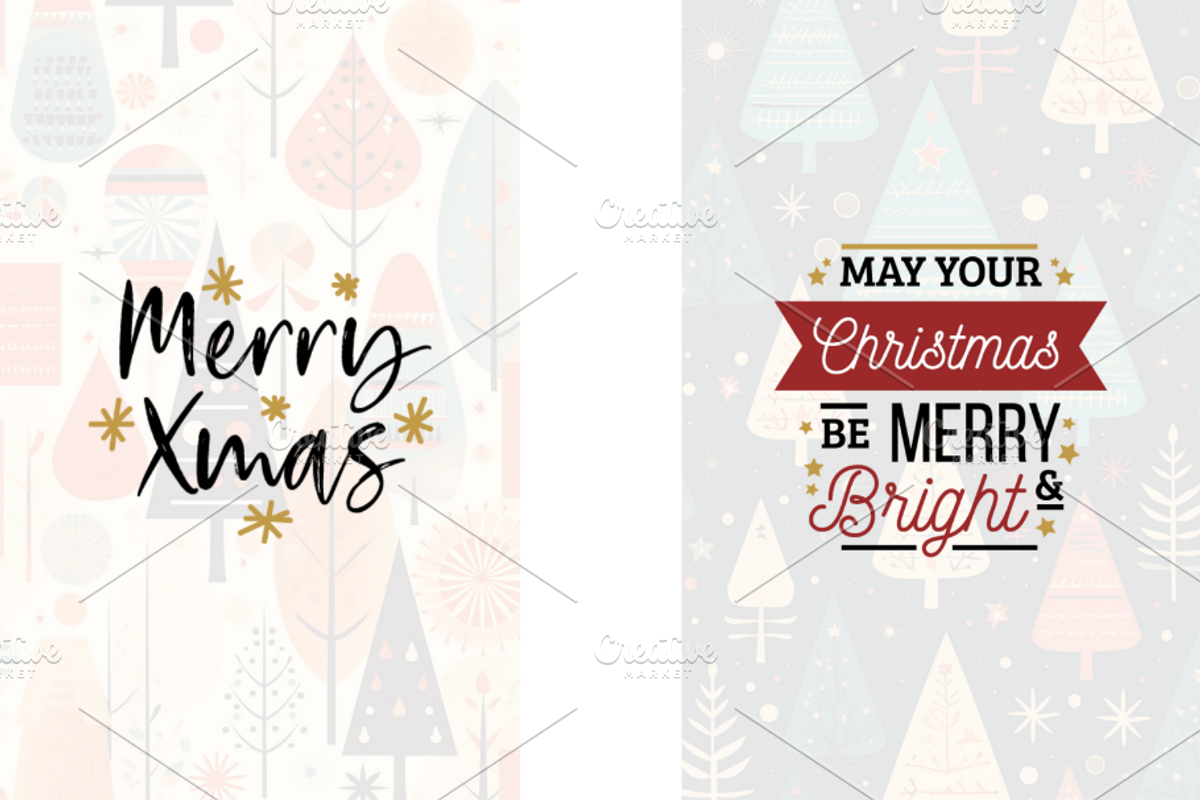 Christmas Card Design Bundle 8, a Card Template by Jay Major Designs (Photo 10 of 10)