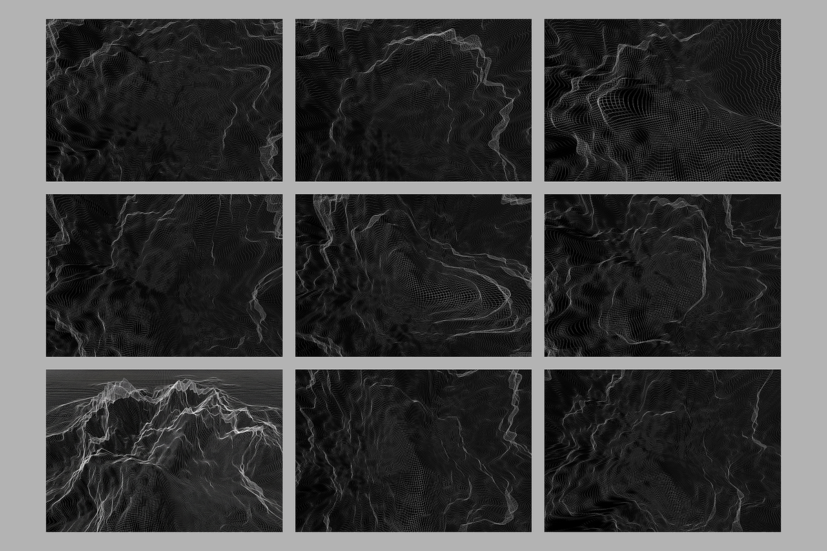 Abstract Digital Topography Pack, a Texture Graphic by PopotLane (Photo 3 of 6)
