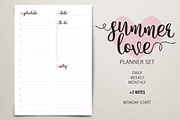 Planner Set - Summer Love, a Stationery Template by Lacy's Designs (Thumbnail 1 of 3)