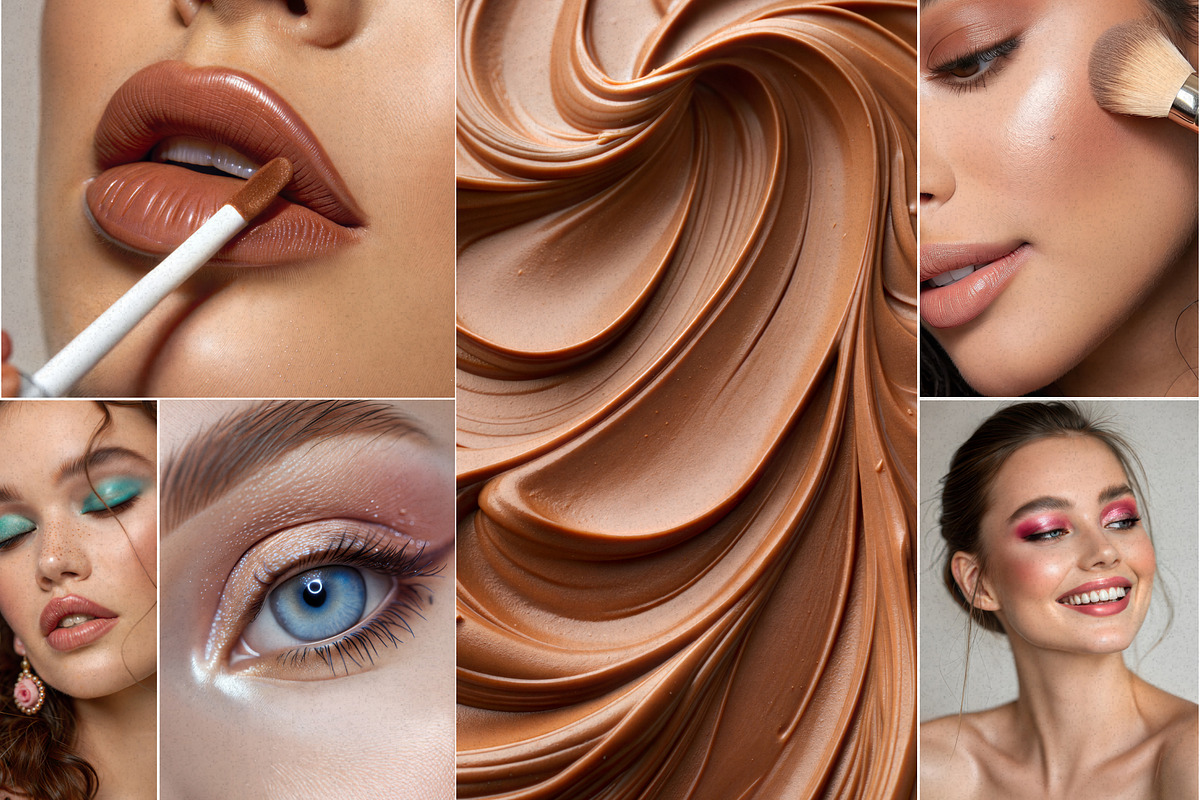Makeup Stock Photos Bundle, a Beauty & Fashion Photo by Helospace (Photo 2 of 10)