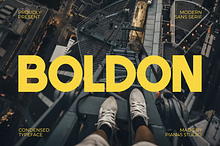 Boldon - Condensed Sans Serif Font