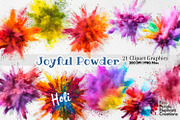 Holi Festival of Color Powder Explos, an Object Graphic by Fine Purple Elephant (Thumbnail 1 of 4)