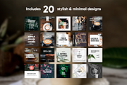 Cafe Edition Social Media Kit, a Social Media Template by TypeFairy (Thumbnail 2 of 4)