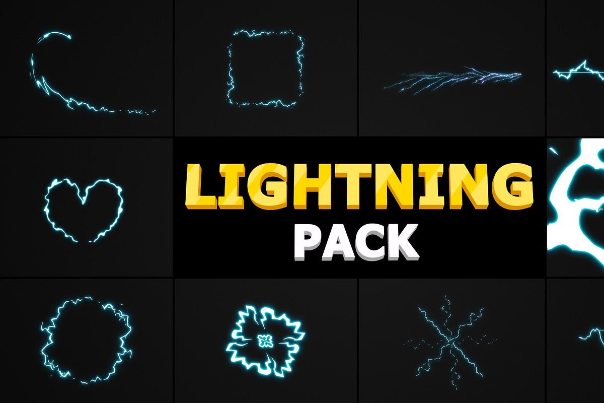 Lightning Pack | FCPX, a Templates & Theme by FlashFXbox (Photo 1 of 2)