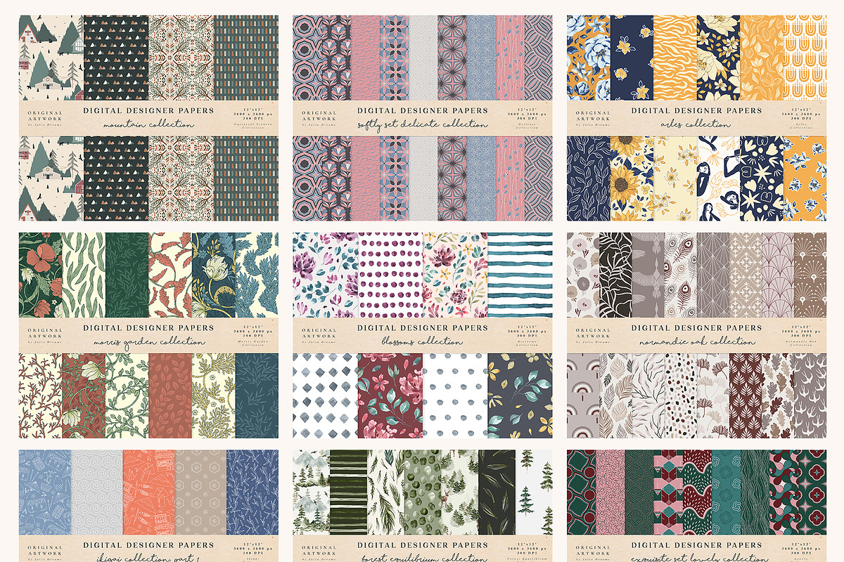 Unique Pattern Bundle, a Pattern Graphic by Julia Dreams (Photo 9 of 10)