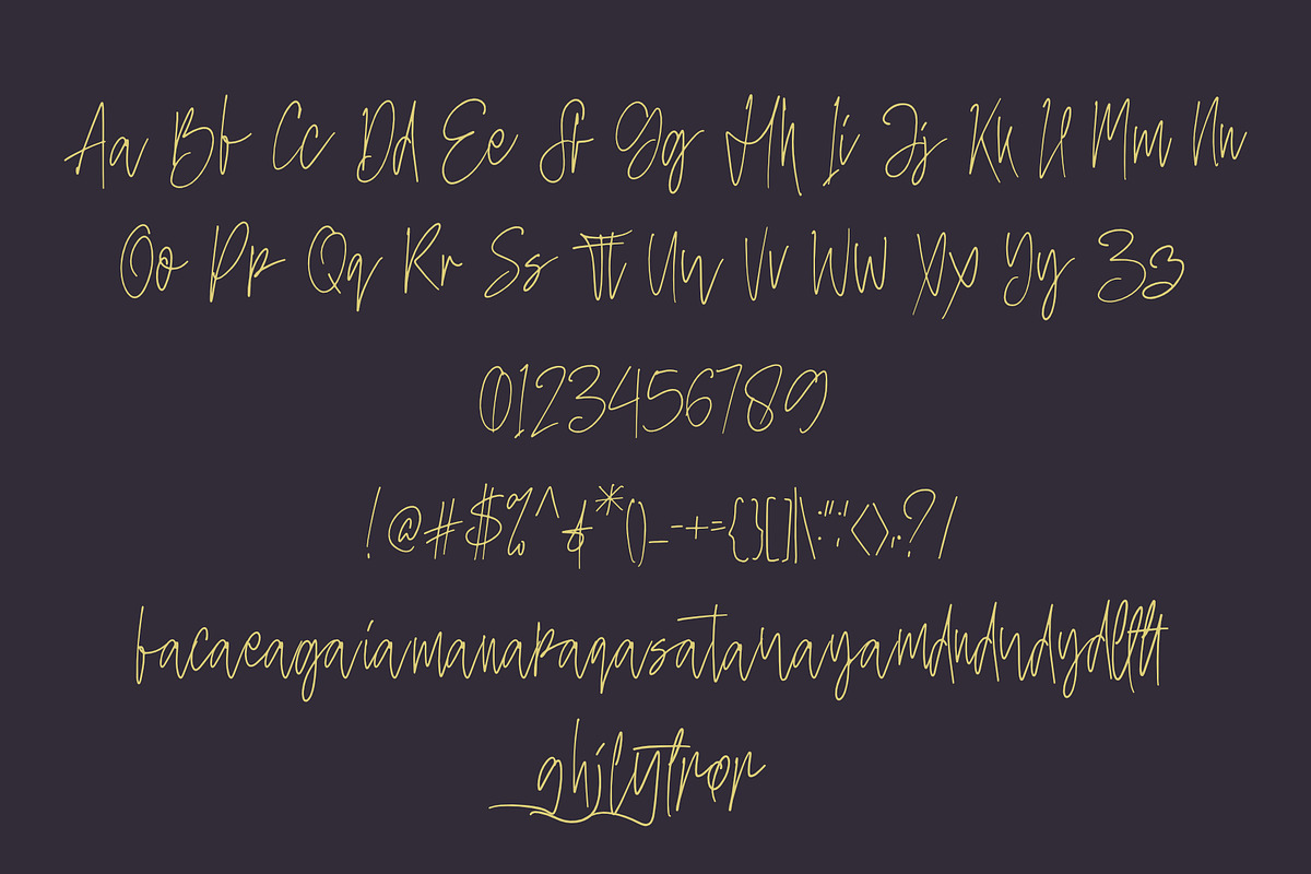 Thomstamp, a Script Font by LetterStock (Photo 6 of 6)