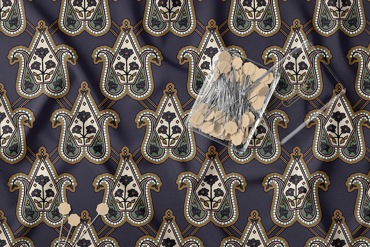 Art Nouveau Ornamental Pattern, a Pattern Graphic by StudioGlouna (Photo 2 of 5)