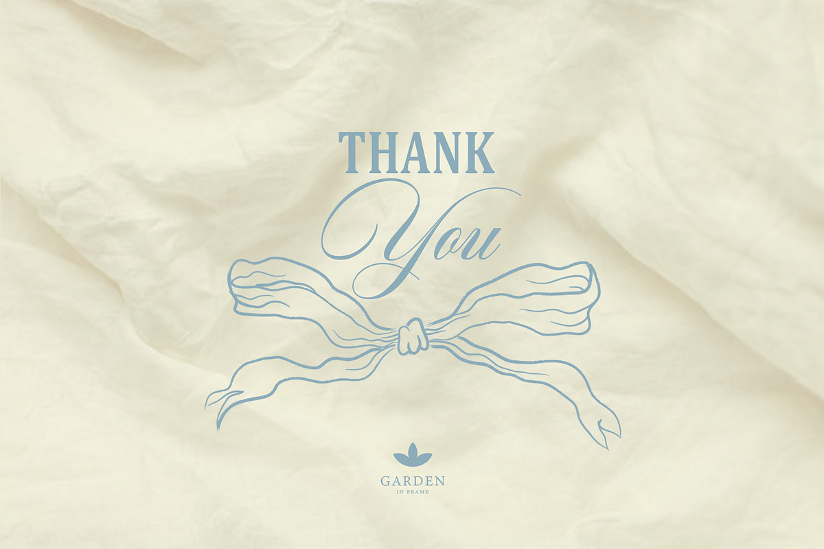 Blue dream wedding templates, a Stationery Template by Garden in frame (Photo 9 of 9)