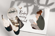Reading & Resting People clipart, a Person Illustration by ApetekMarket (Thumbnail 3 of 7)