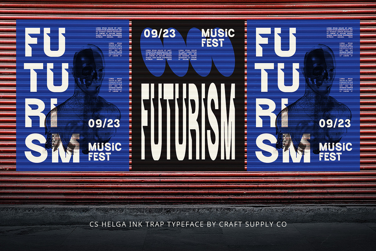CS Helga – Inktrap Font, a Sans Serif Font by Craft Supply Co. (Photo 7 of 8)