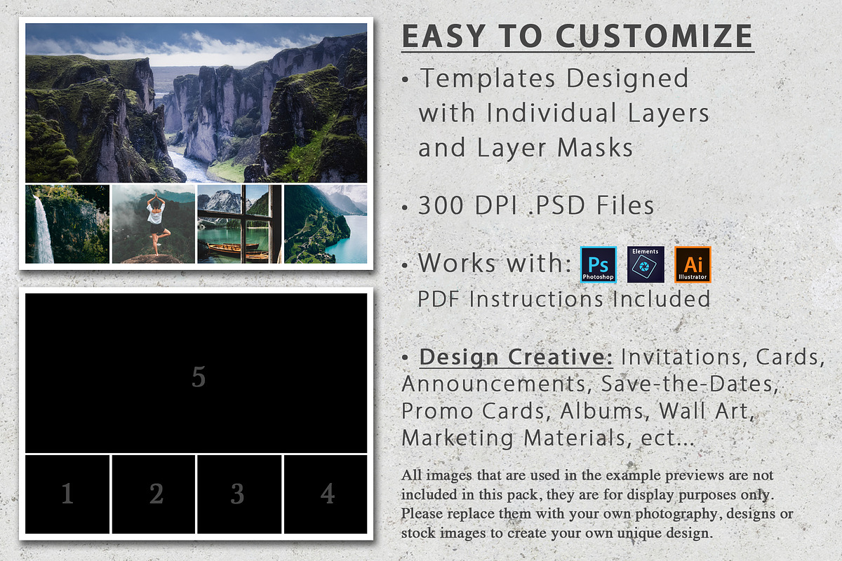 5x7 Photo Card Template Pack, a Card Template by Loveurstyle Designs (Photo 4 of 4)