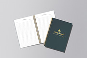 A4 Spiral Notebook Mockup, a Print Template by graphicsecond (Thumbnail 12 of 16)