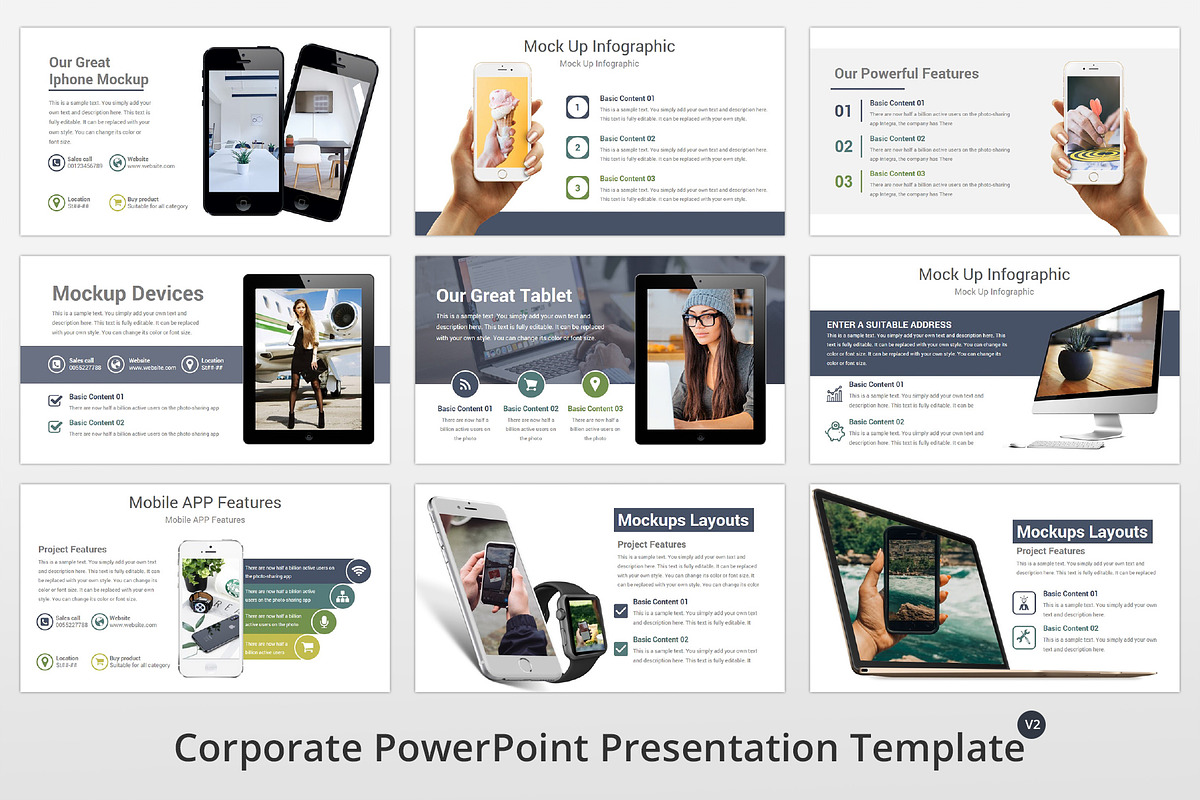 Corporate PowerPoint Template, a Presentation Template by GraphicStan (Photo 24 of 31)