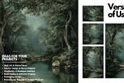 30+ Tuscan Oak Forest Mist Bundle, a Decorative Illustration by Virgo Studio (Thumbnail 5 of 6)