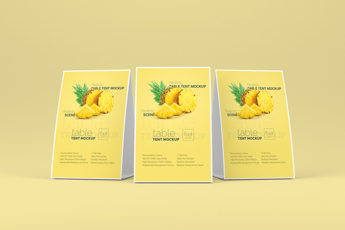 Table Tent Mockup, a Product Mockup by Toasin Studio (Photo 1 of 7)