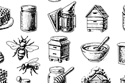 Beekeeping and Honey Collection, an Object Graphic by RT Studio (Thumbnail 4 of 4)