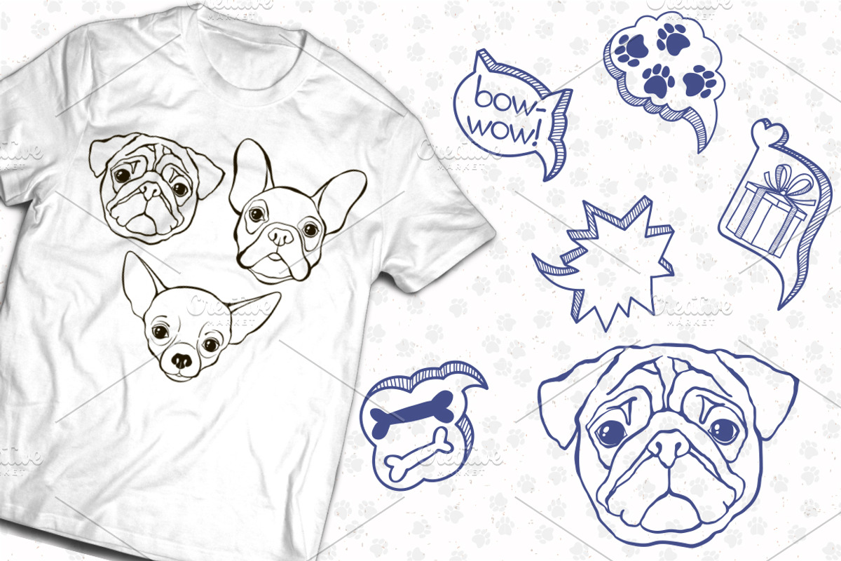 Dogs. Best friends., a Pattern Graphic by maritime_m (Photo 7 of 9)